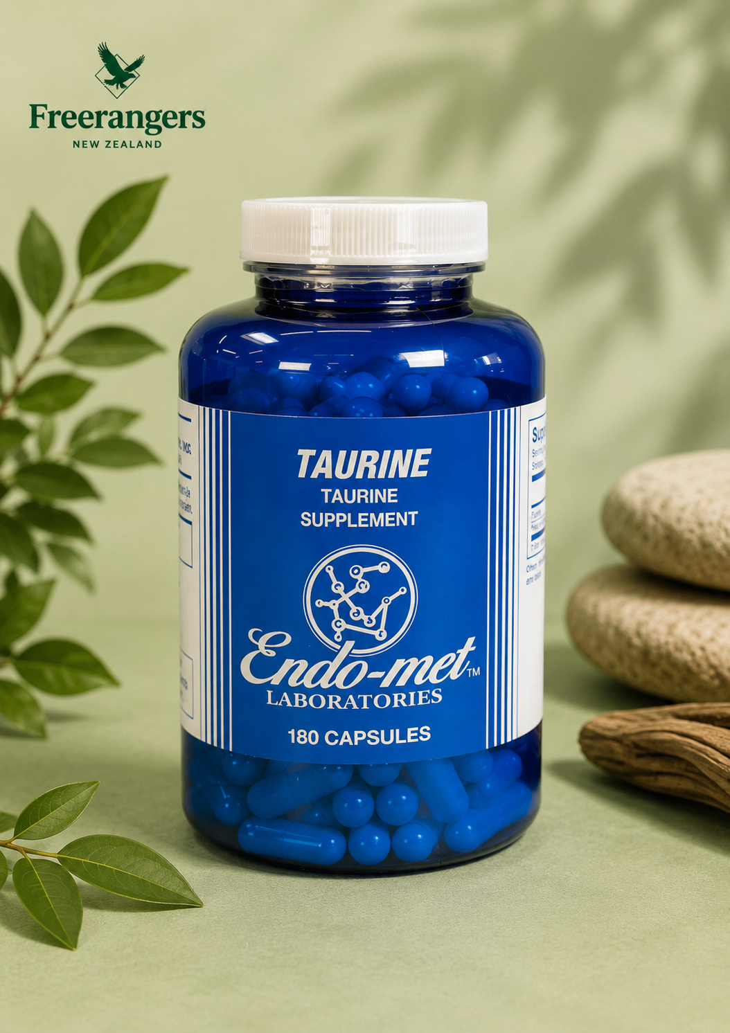 Endo-Met Taurine Nervous System & Heart Support - 180 Capsules