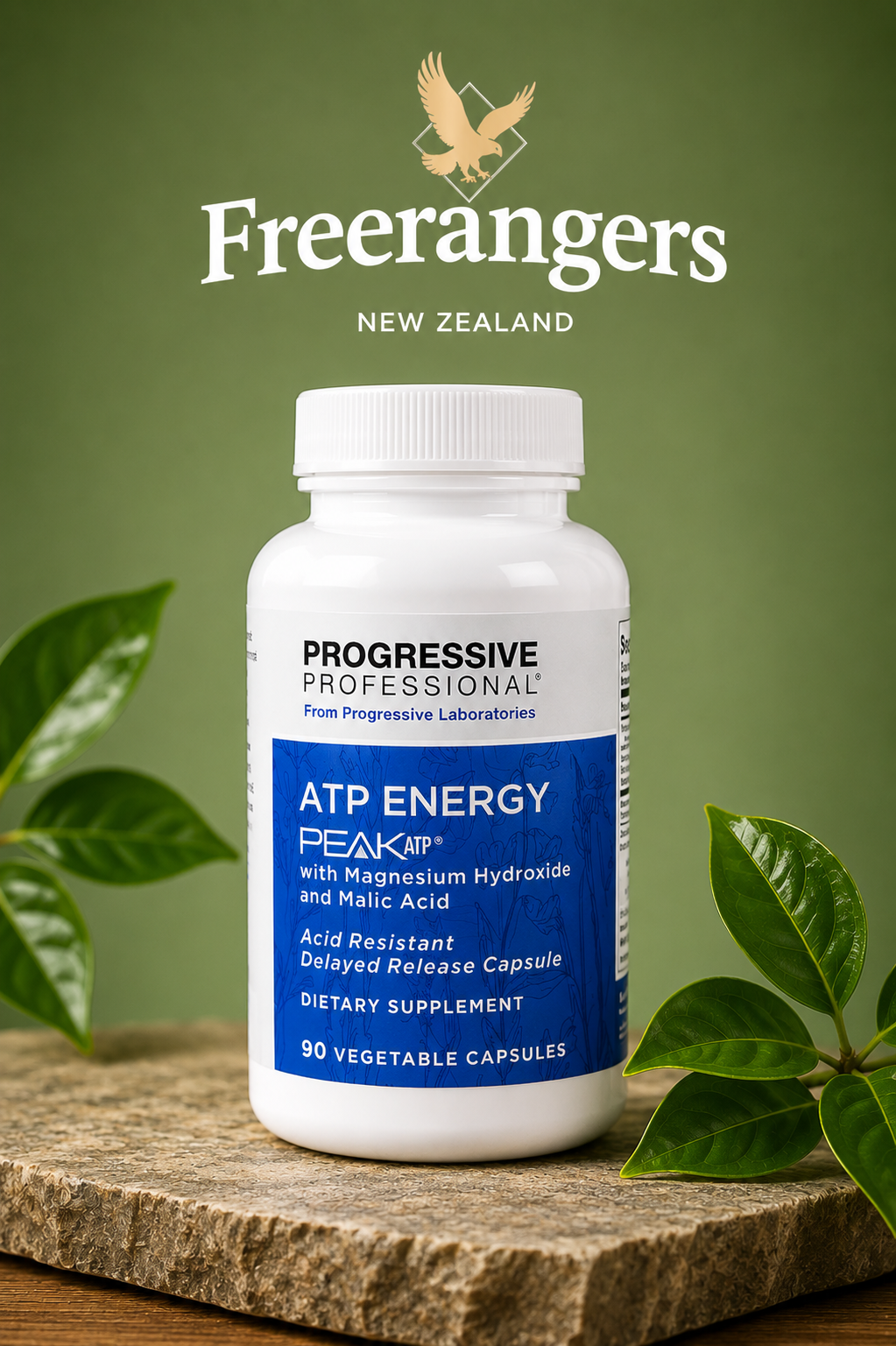 Progressive Professional ATP Energy Boost Cellular Energy Support - 90 Capsules