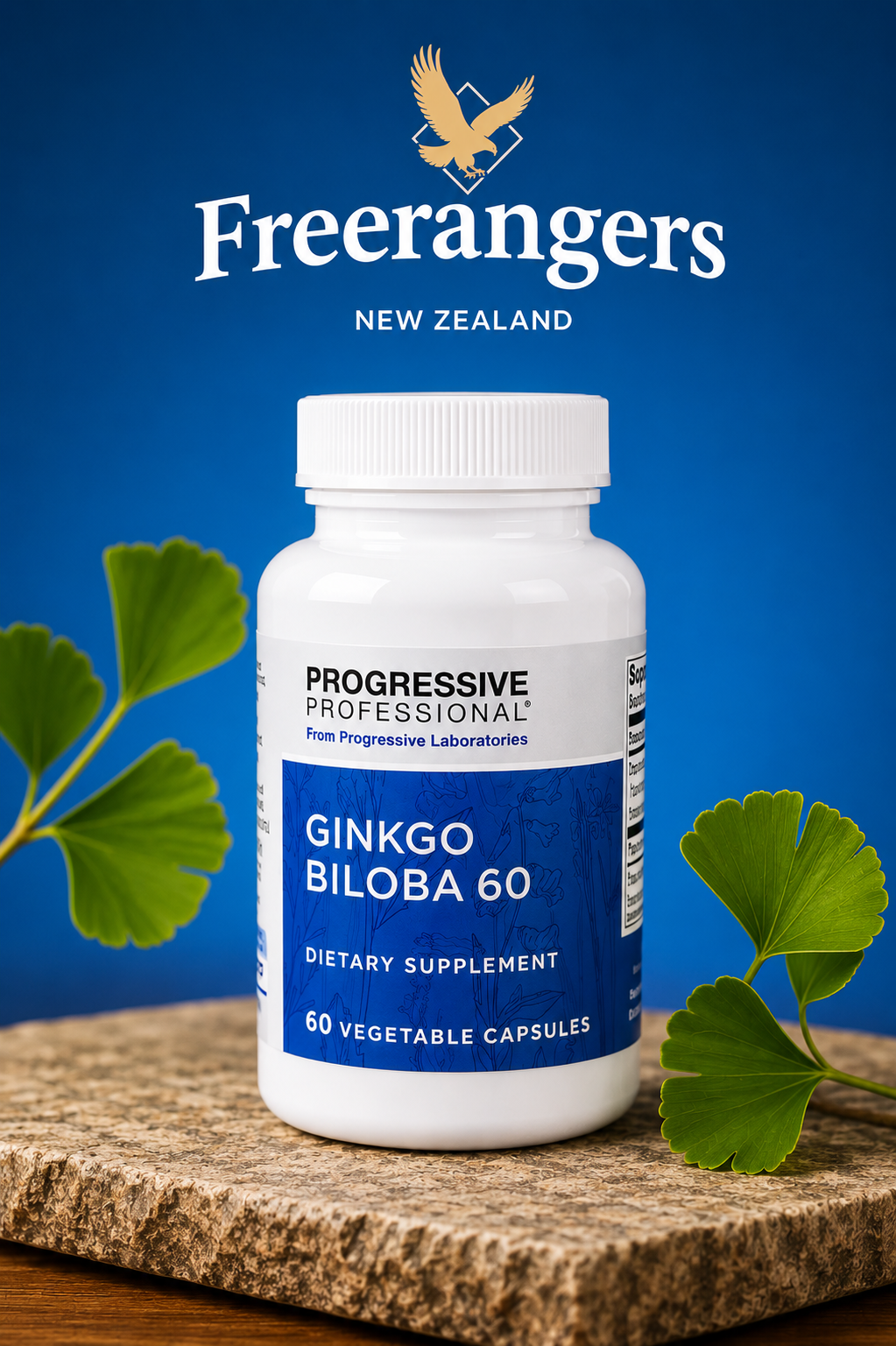 Progressive Professional Ginkgo Extract Cognitive & Circulation Support - 60 Capsules