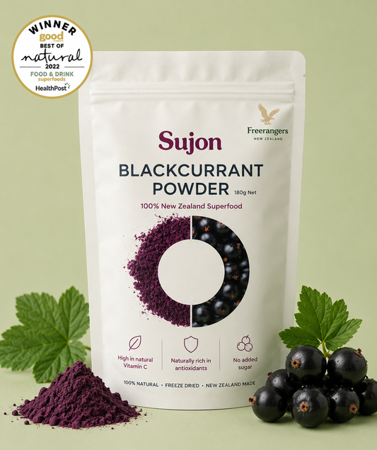 Sujon Blackcurrant Powder Antioxidant & Smoothie Support - 180g & 500g