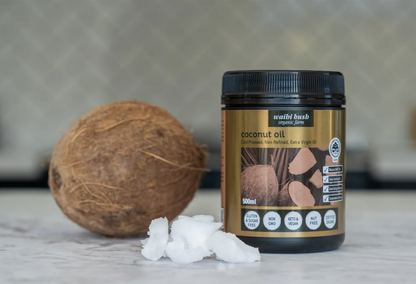 Waihi Bush Organic Extra Virgin Coconut Oil Cooking & Pantry Essential - 500ml
