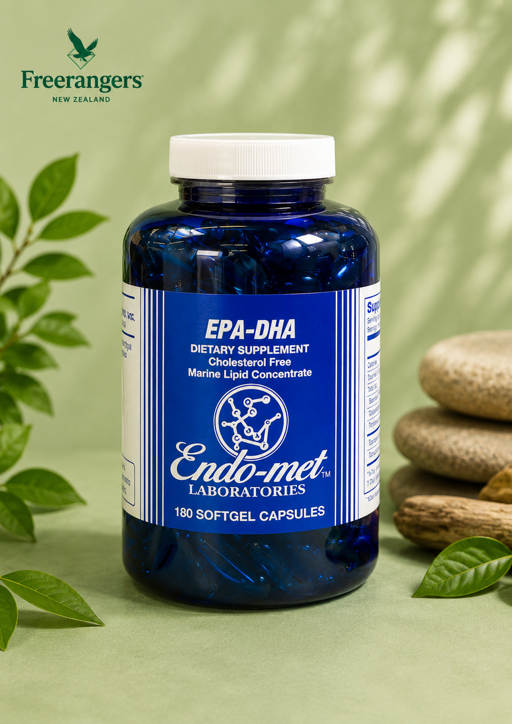 Endo-Met EPA-DHA Omega-3 Fish Oil – 180 Capsules