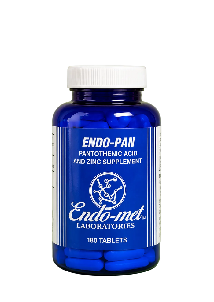Endo-Pan Pantothenic Acid, Zinc & L-Cysteine Support - 180 Tablets