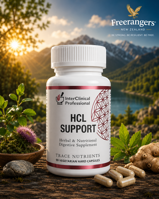 InterClinical Professional HCL Digestive Enzyme & Stomach Acid Support - 90 Capsules