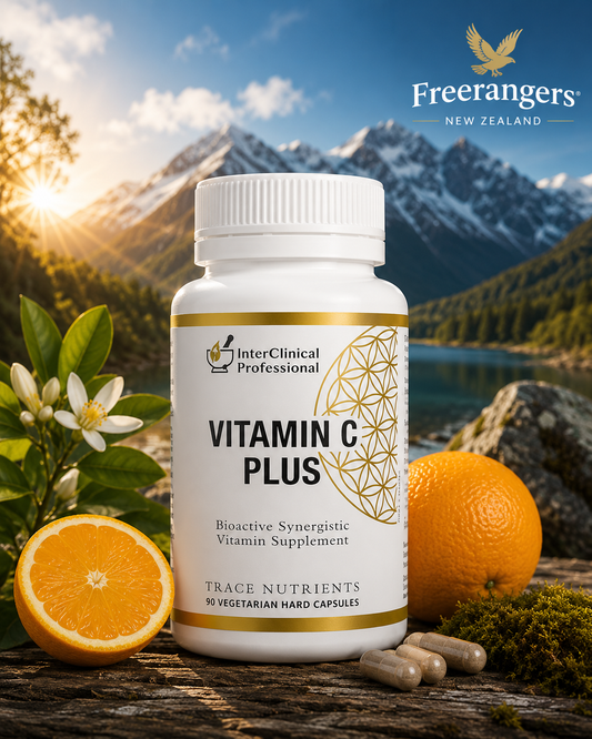 InterClinical Professional Vitamin C + Rosehip & Resveratrol Antioxidant Support - 90 Capsules