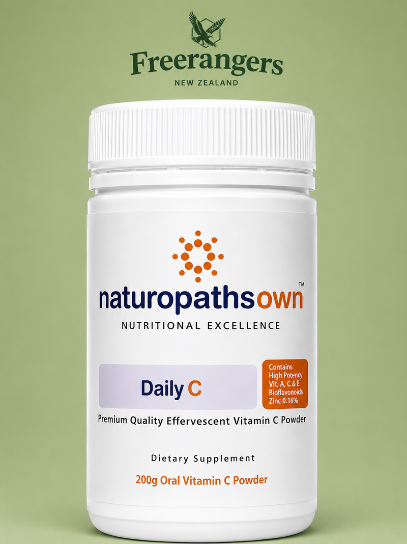 NaturopathsOwn High Dose Daily C Vitamin C & Antioxidant Support Powder - 200g