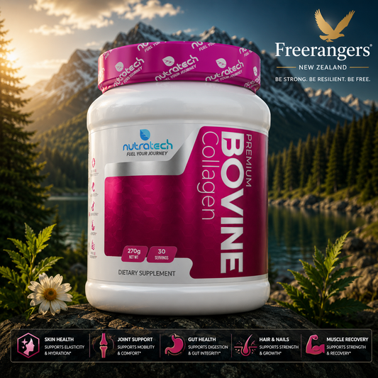 NutraTech Bovine Collagen Peptides Skin, Joint & Protein Support - 270g