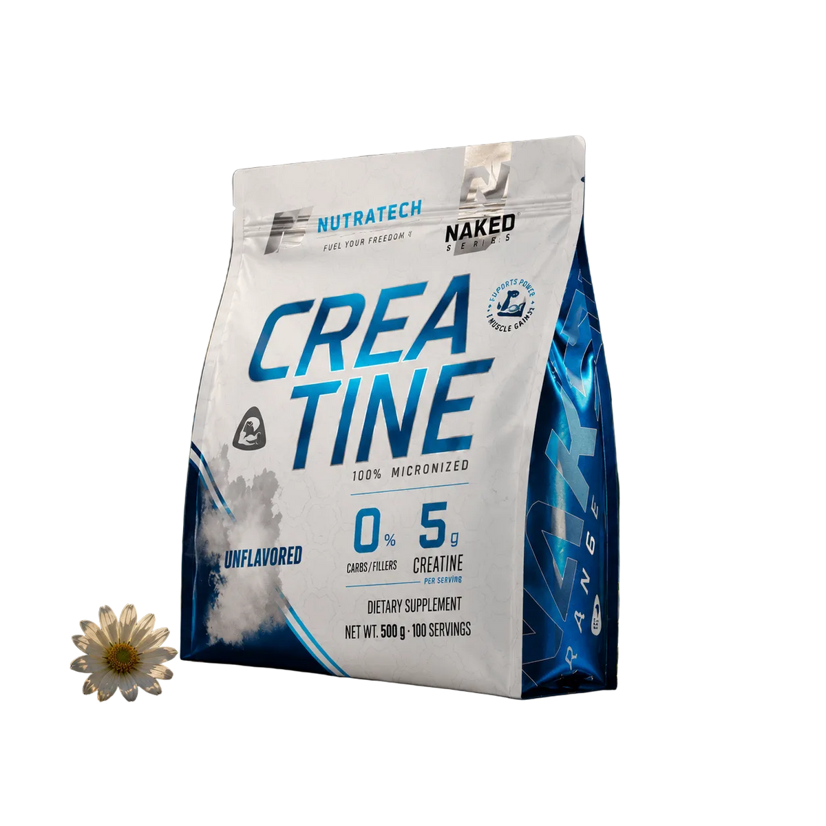 Creatine Monohydrate Powder Strength & Performance Support - 500g