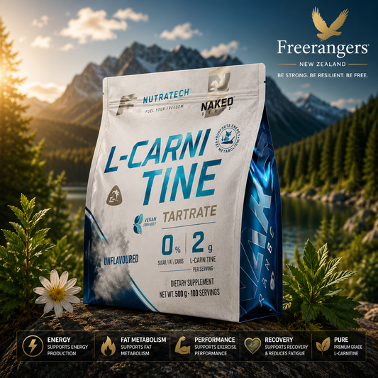 NutraTech Pure L-Carnitine Tartrate Powder Energy & Performance Support - 350g