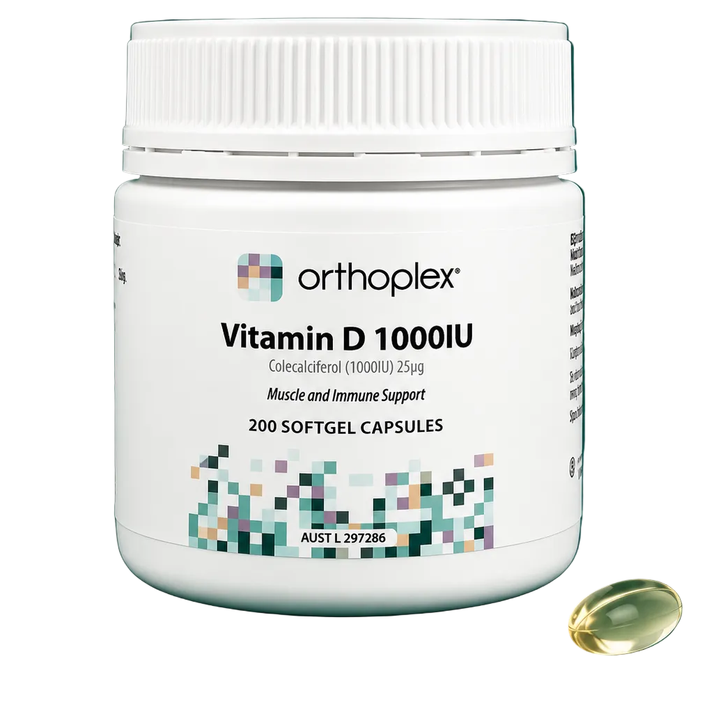 Vitamin D 1000IU Bone & Immune Support - 200 Softgels