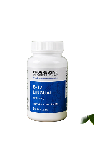 B-12 Lingual Methyl B12 with Folate Support - 60 Tablets