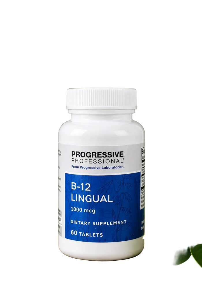 B-12 Lingual Methyl B12 with Folate Support - 60 Tablets