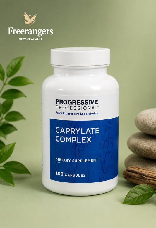Progressive Professional Caprylic Formula Digestive & Gut Flora Support - 100 Capsules