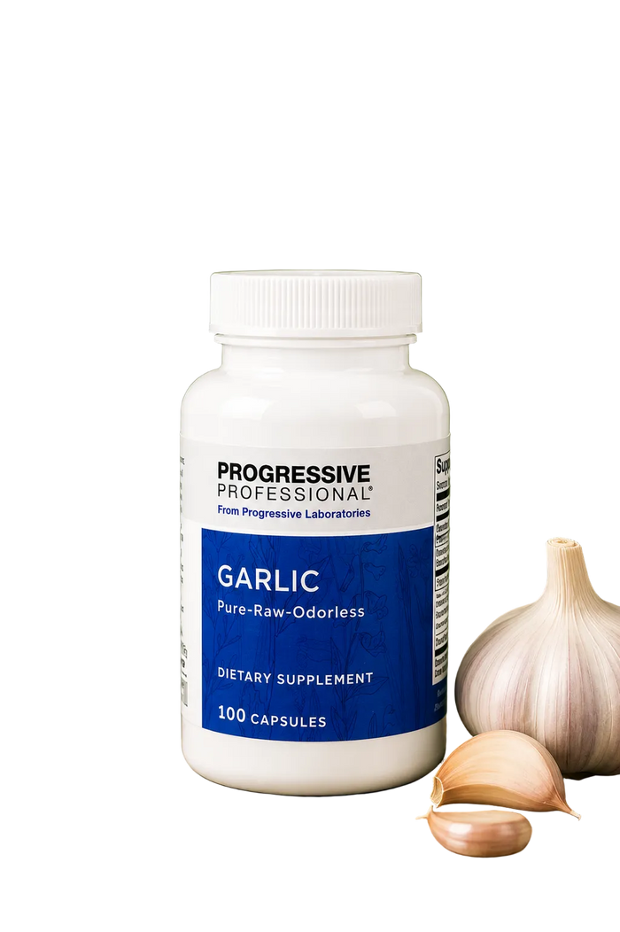 Garlic Pure Raw Odourless Heart & Immune Support - 100 Capsules