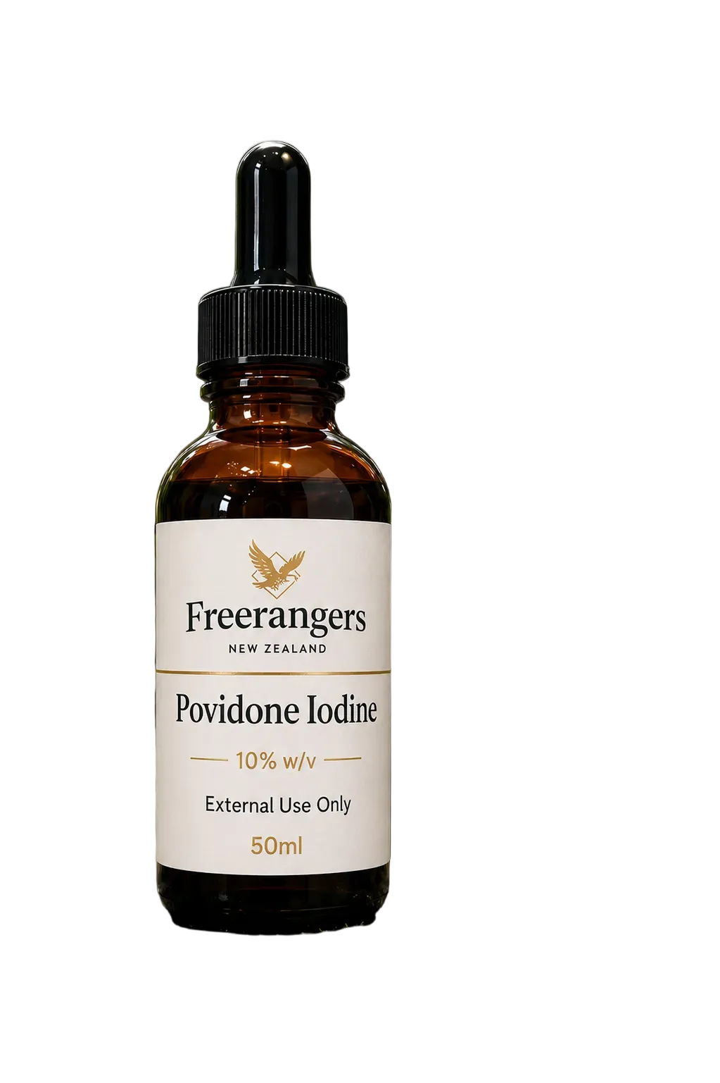 Povidone Iodine 10% External Antiseptic Drops - 50ml