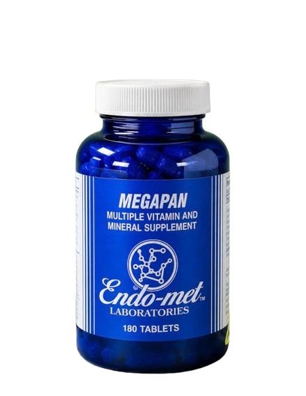 Endo-Met Megapan Multiple Vitamin & Mineral Support - 180 Tablets