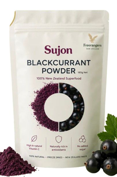 Sujon Blackcurrant Powder Antioxidant & Smoothie Support - 180g & 500g