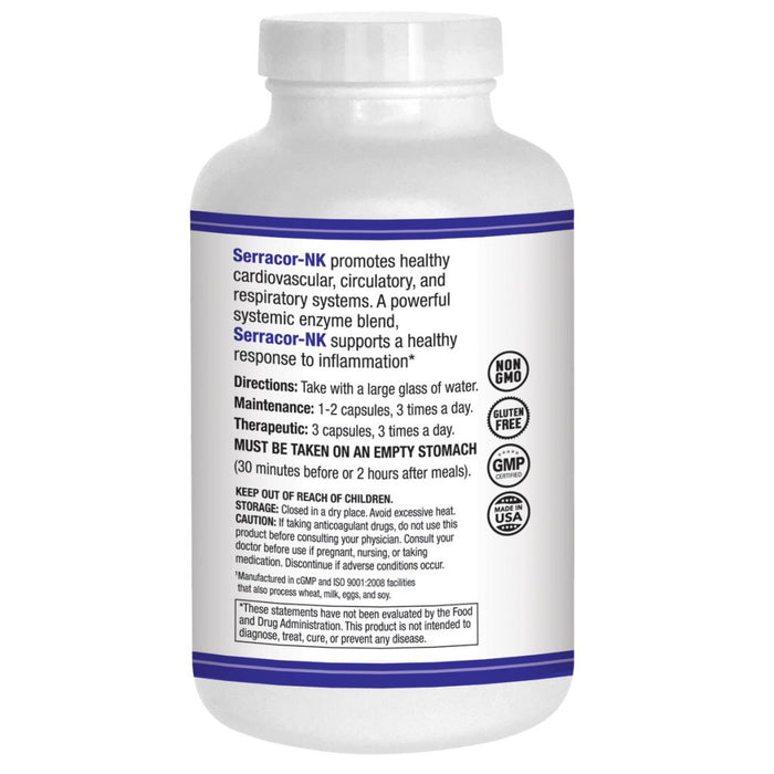 Serracor-NK Systemic Enzyme & Circulation Support - 150 Capsules