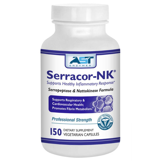 AST Enzymes Serracor-NK Systemic Enzyme & Circulation Support - 150 Capsules