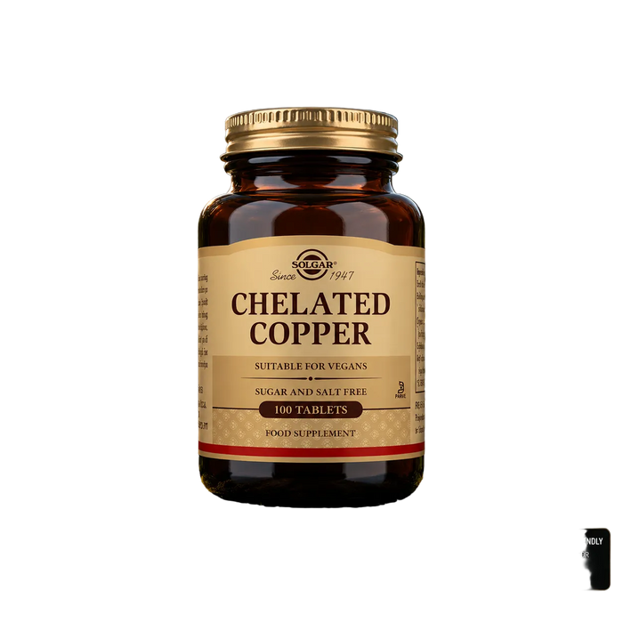 Chelated Copper 2500 µg Mineral & Antioxidant Support - 100 Tablets