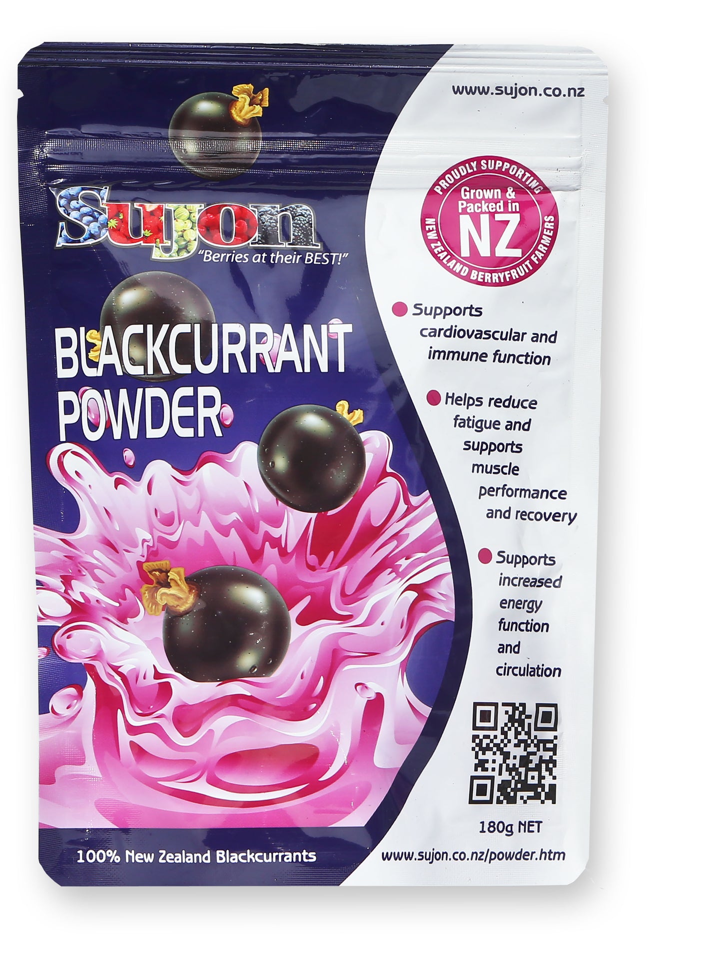 NZ Blackcurrant Powder - 500g