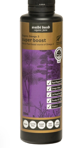 Organic Omega 3 Super Boost Oil Essential Fatty Acid Support - 500ml