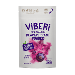 Organic Blackcurrant Powder 450g (Loose Powder)