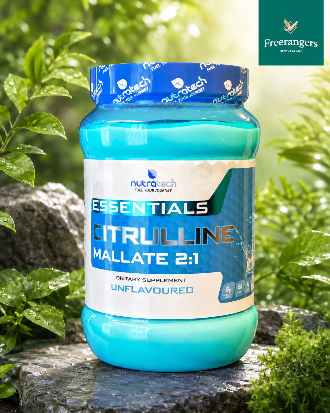 NutraTech Pure Citrulline Malate 2:1 Pump & Performance Support Powder - 500g