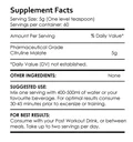 NutraTech Pure Citrulline Malate 2:1 Pump & Performance Support Powder - 500g