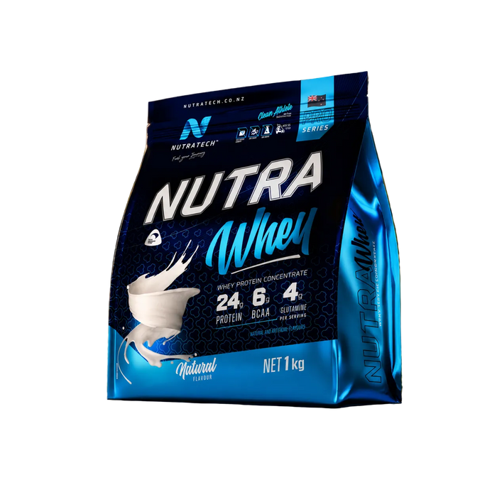 Whey Protein Powder Muscle & Recovery Support - Chocolate, Vanilla & Natural - 1kg
