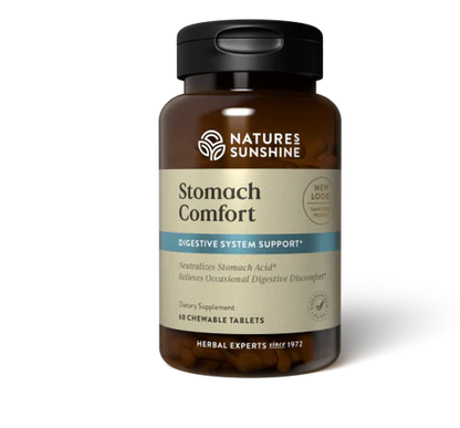 Nature’s Sunshine Stomach Comfort Digestive & Gastric Support - 180 Capsules
