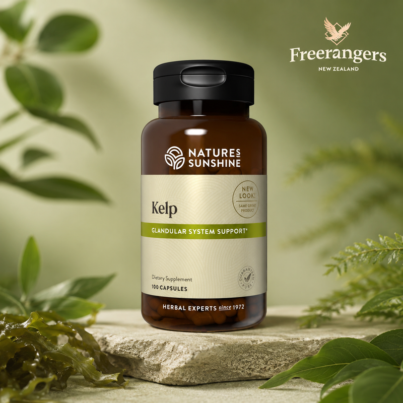 Nature’s Sunshine Kelp Iodine & Thyroid Support - 100 Capsules