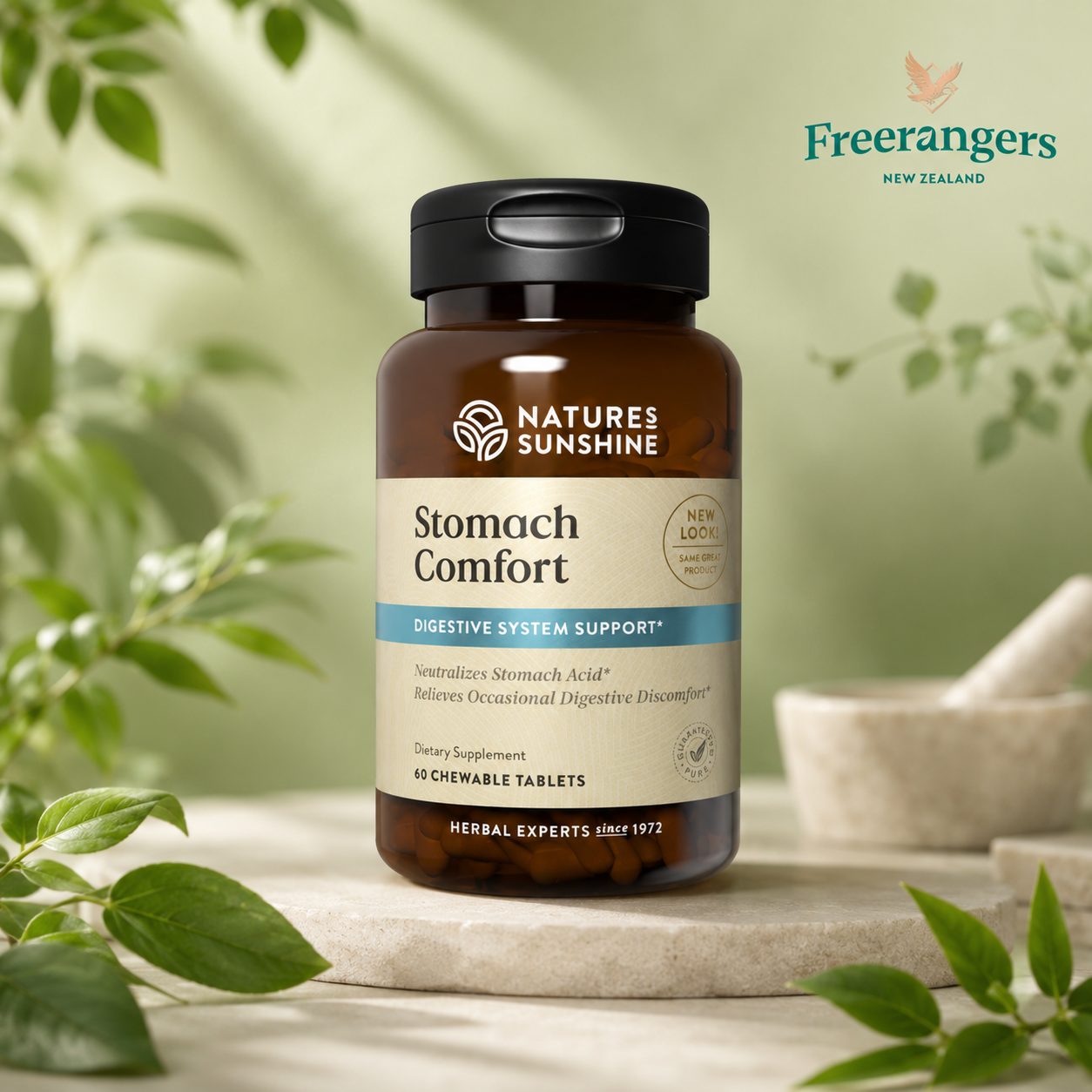 Nature’s Sunshine Stomach Comfort Digestive & Gastric Support - 180 Capsules